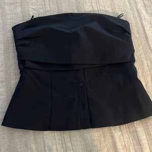 Zara strapless top . Size small